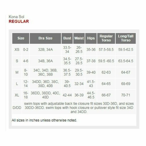 Kona Sol Women's Adjustable Tie Strap Padded Orange 1 Piece Swimsuit Choose Size - Picture 9 of 9